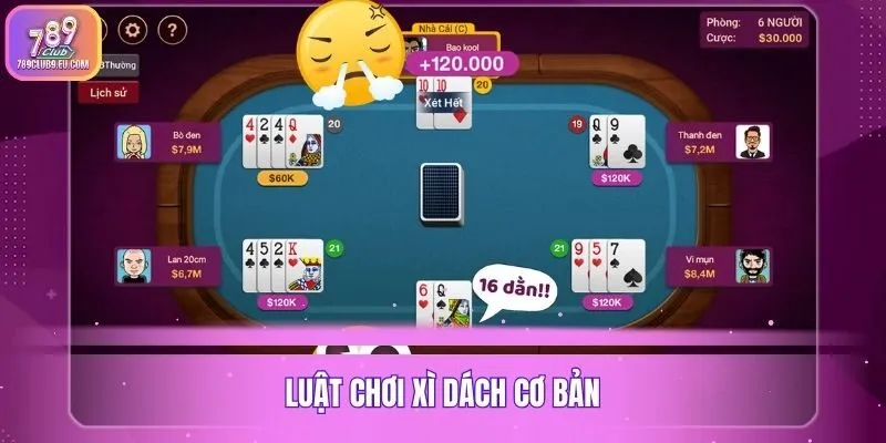 Luật chơi xì dách cơ bản